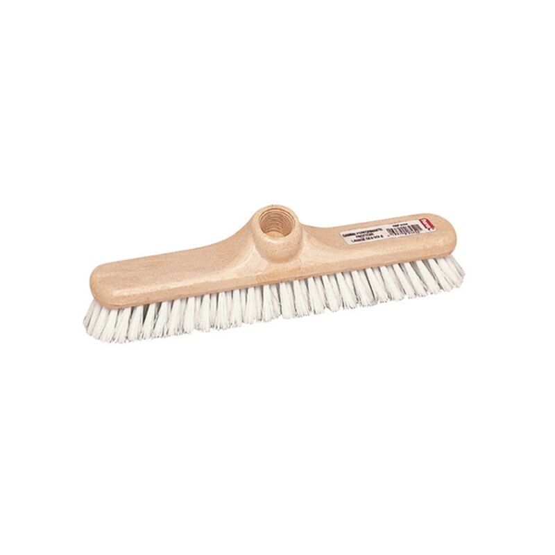 Image de Lave pont nylon blanc monture hêtre avec douille à vis L 30cm