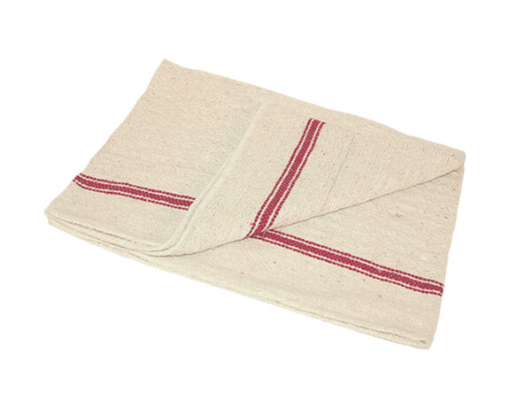 Image de Serpillère simple tissée gaufrée écrue 60x50cm