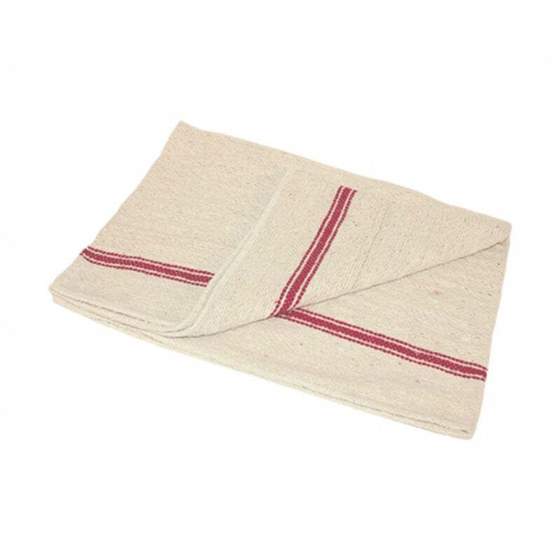 Image de Serpillère simple tissée gaufrée écrue 60x50cm