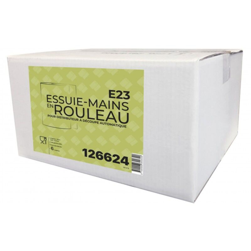 Image de AUTOCOUP E23 Essuie-mains p. ouate blanc 140m - 6 rlx