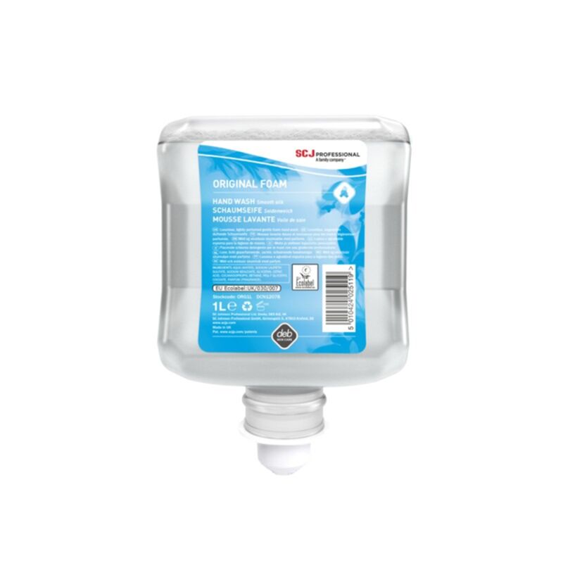 Image de Mousse lavante mains corps écolabel parfumée 1l ORIGINAL FOAM -Ct 6