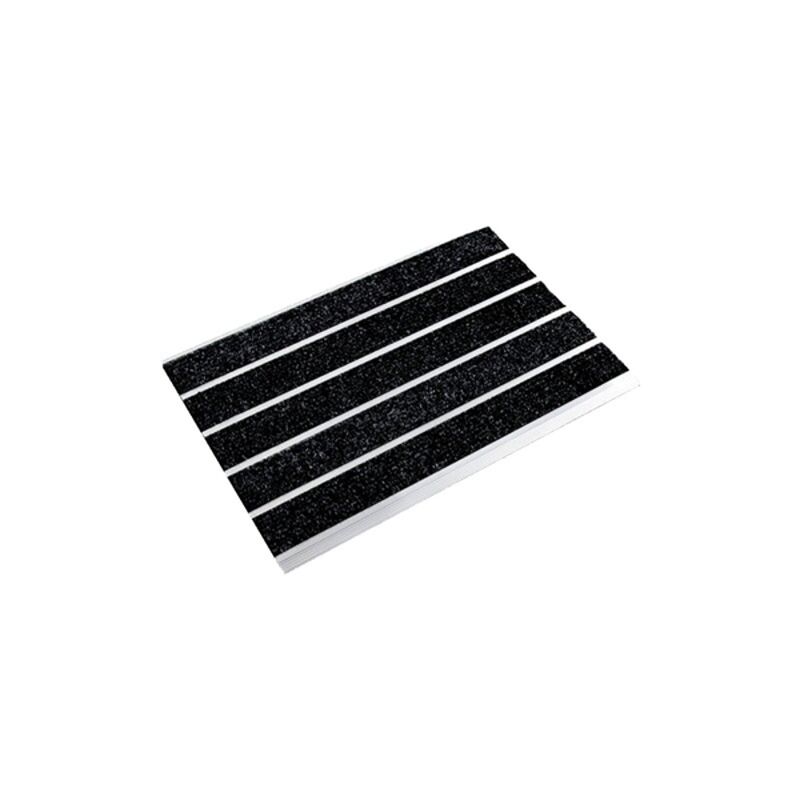 Image de Tapis profil alu insert moquette bouclé anthracite ROMAT22mm-le m²