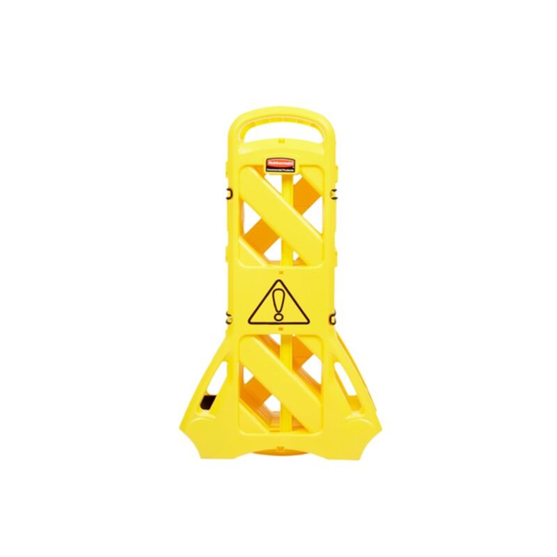 Image de Barrière mobile portable sur roues 4m de long RUBBERMAID