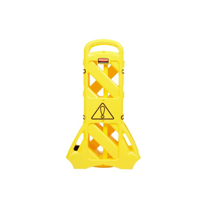 Image de Barrière mobile portable sur roues 4m de long RUBBERMAID