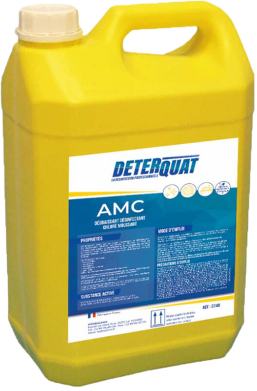 Image de DETERQUAT AMC - 0740 - Dégraissant désinfectant chloré - Bidon de 5L