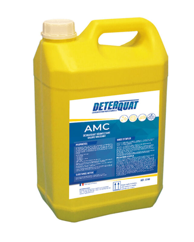 Image de Dégraissant désinfectant chloré DETERQUAT AMC -0740-Bidon 5L