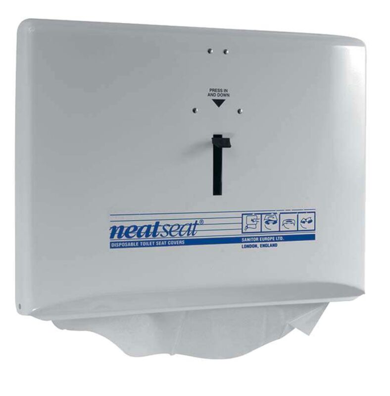 Image de Distributeur de couvre siège WC NEAT SEAT blanc laqué