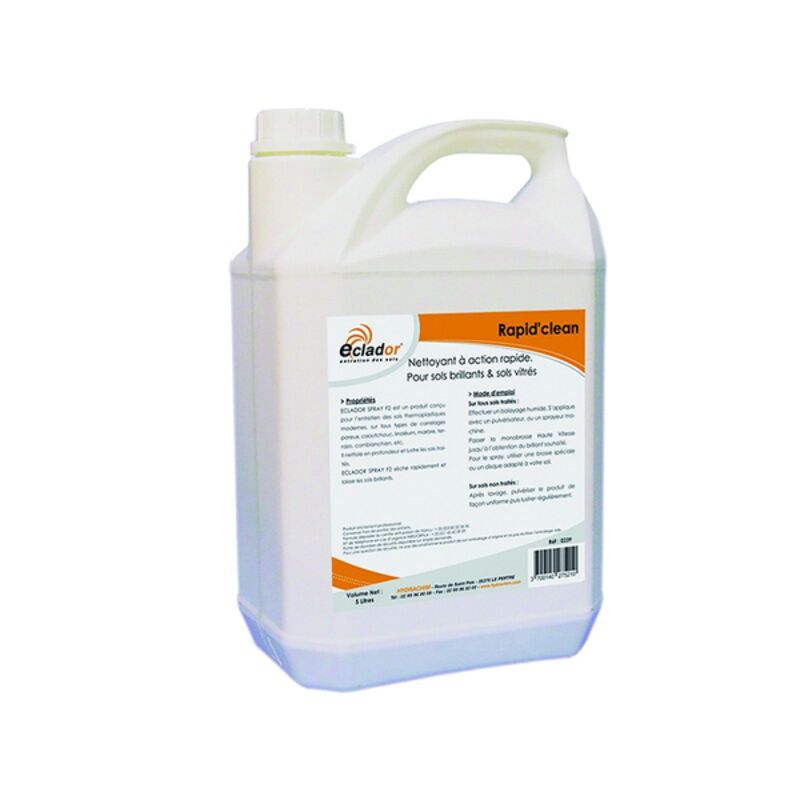 Image de Nettoyant sols brillants et vitrés RAPID'CLEAN - 6132 - Bidon 5L