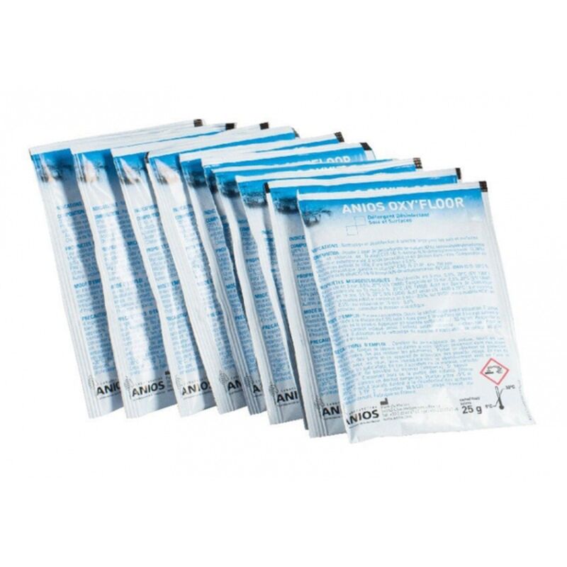 Image de Nettoyant désinfectant poudre ANIOS OXY'FLOOR-C/100 doses de 25g