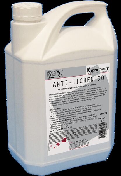 Image de ANTI LICHEN 30 CONCENTRÉ KEMNET PROFESSIONNEL - 2118 - Bidon 5L