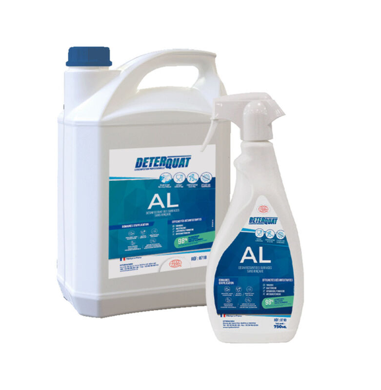 Image de Détergent désinfectant alimentaire écocert DETERQUAT AL-Bidon 5L