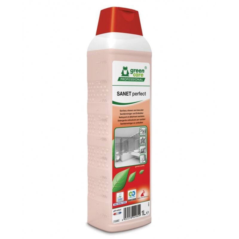 Image de Nettoyant détartrant sanitaires Ecolabel SANET PERFECT-Flacon 1L