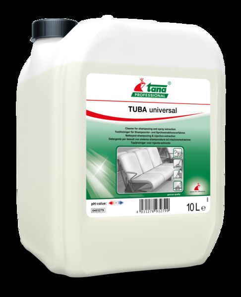 Image de Shampoing moquette injection et spray TUBA UNIVERSAL- Bidon de 10L