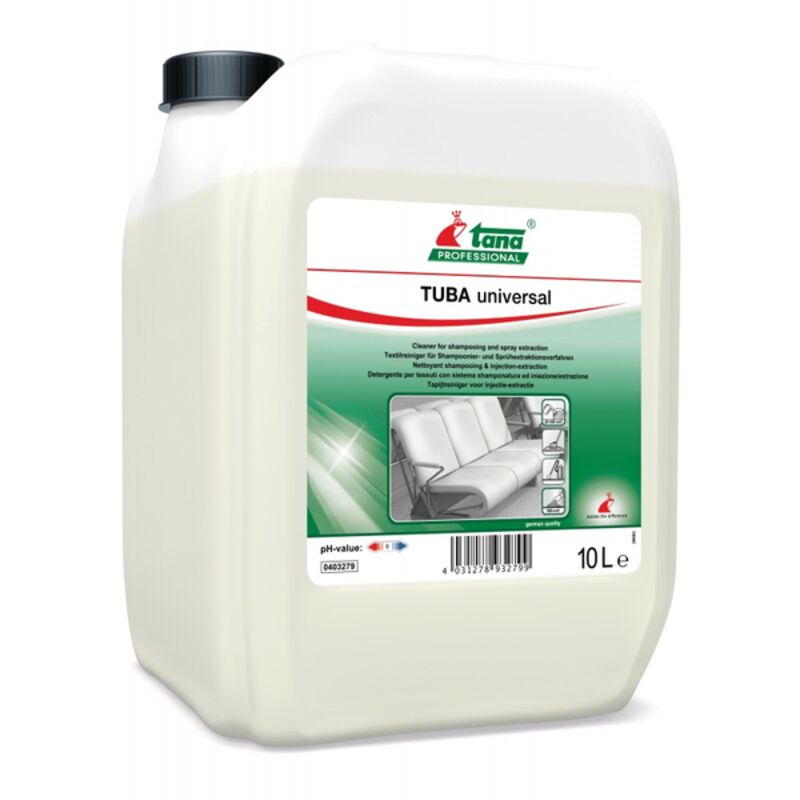 Image de TUBA UNIVERSAL Shampoing moquette, injection et spray - Bidon de 10L