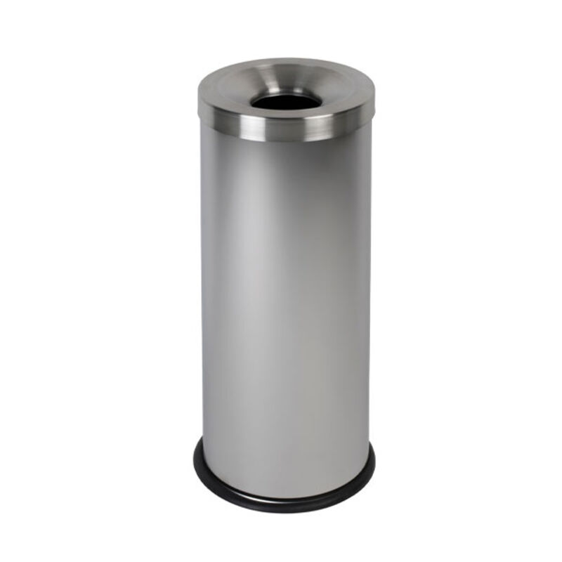 Image de Poubelle inox brossé 30L anti-feu