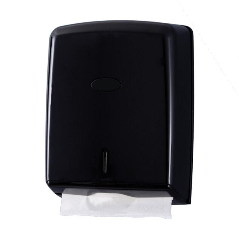 Image de Distributeur essuie-mains pliés ABS Noir
