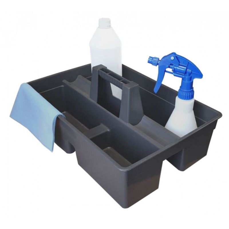 Image de Panier porte-outils gris double compartiments Premium