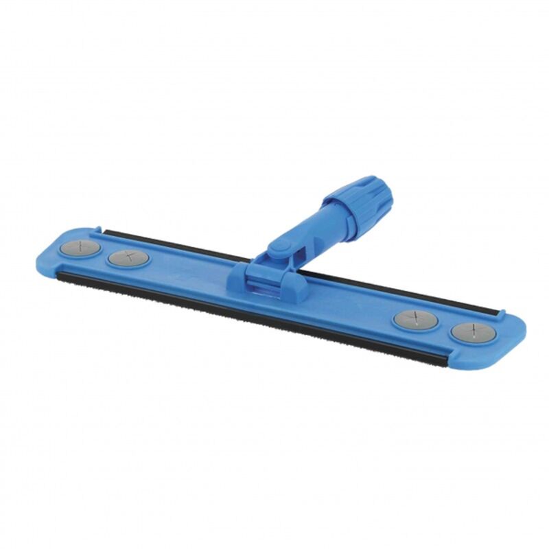 Image de Balai trapèze bleu velcro ABS 60 cm