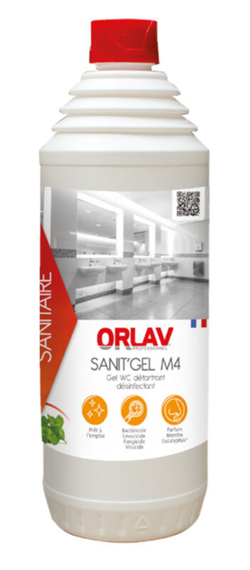 Image de Gel WC détartrant désinfectant désodorisant SANIT'GEL M4 - Bidon 1L
