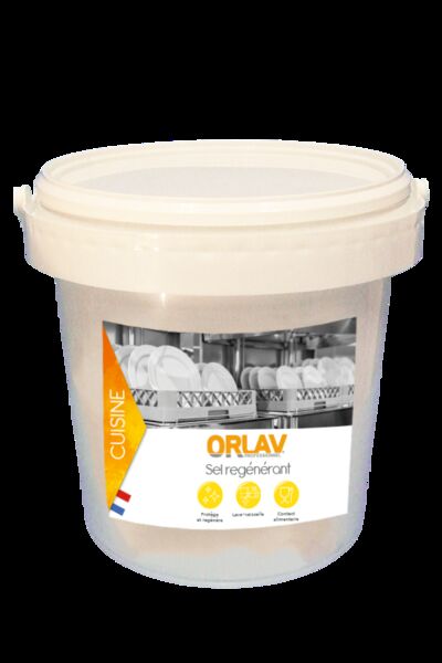 Image de Sel régénérant lave-vaisselle ORLAV - Seau 5 kg
