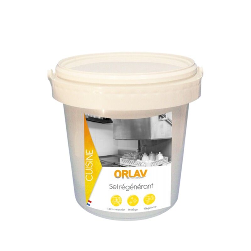 Image de Sel régénérant lave-vaisselle ORLAV - Seau 5 kg