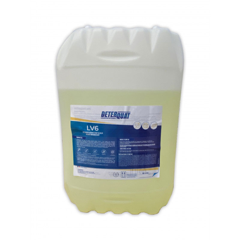Image de Lavage machine chloré eau dure&douce DETERQUAT LV6 - 0720 - Bidon 20L