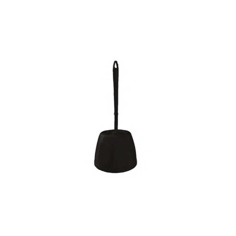 Image de Combiné WC porte-balayette et brosse - Noir