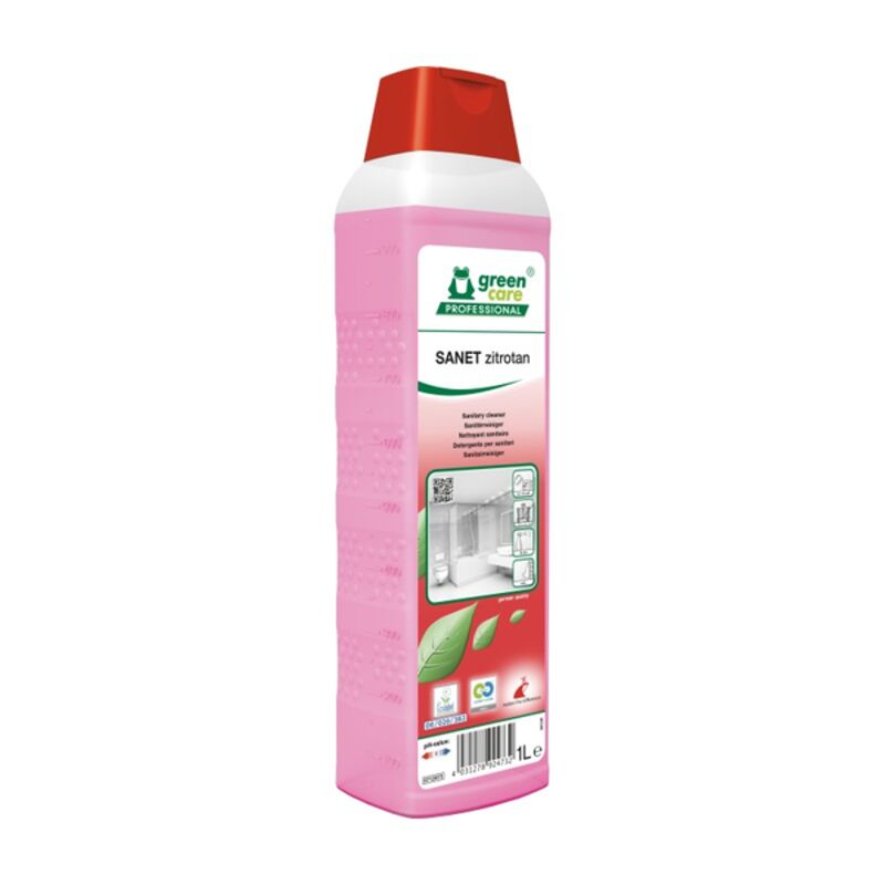 Image de Nettoyant sanitaires écolabel SANET ZITROTAN - Bidon de 1L
