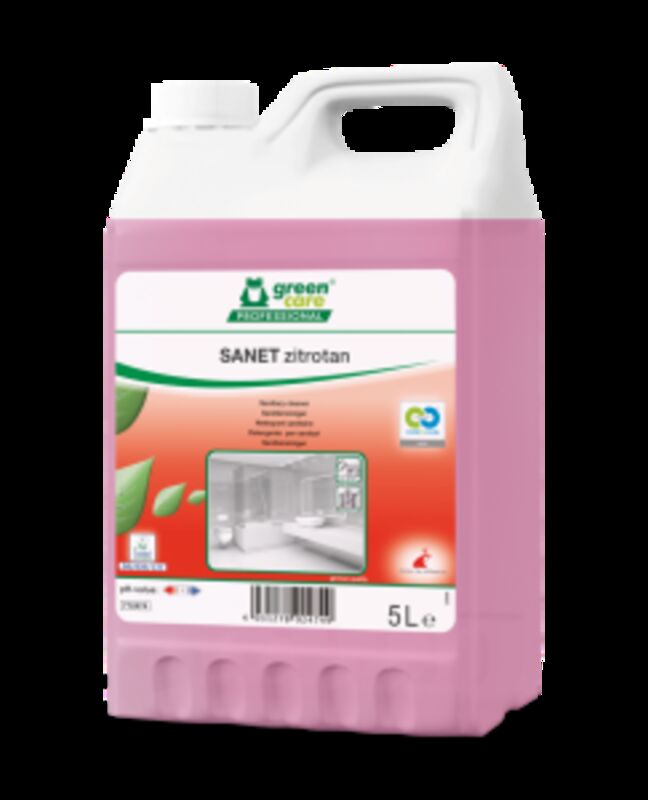 Image de Nettoyant sanitaires écolabel SANET ZITROTAN  - Bidon 5L