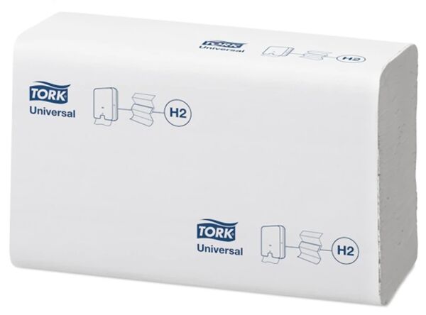Image de Essuie-mains Z blancEcolabel 237f 23,4x21,3cm H2 TORK - Colis de 4740