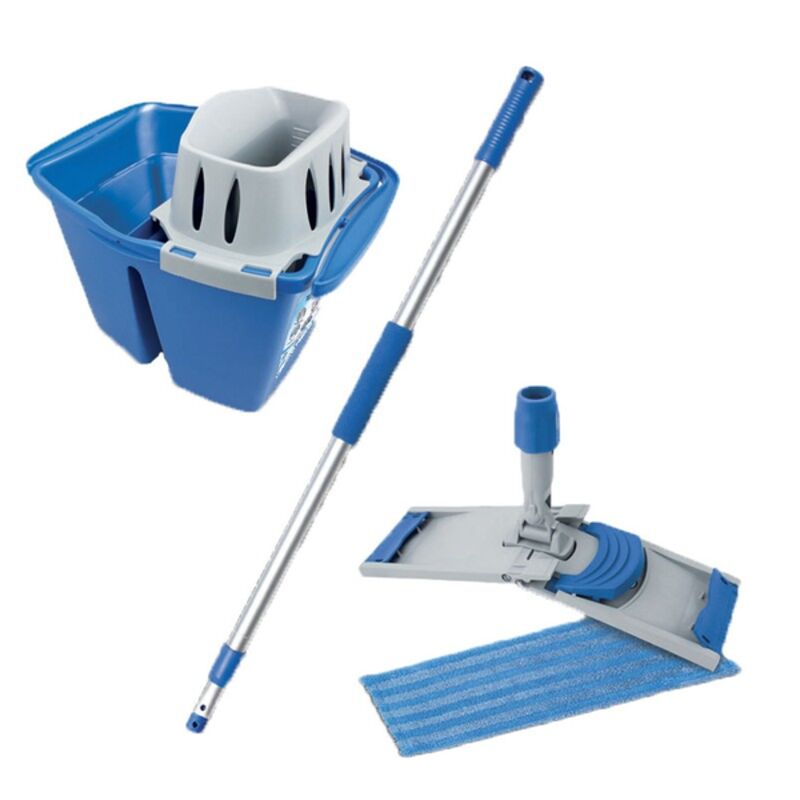 Image de Kit de lavage EASY PRESS frange + seau + support + manche