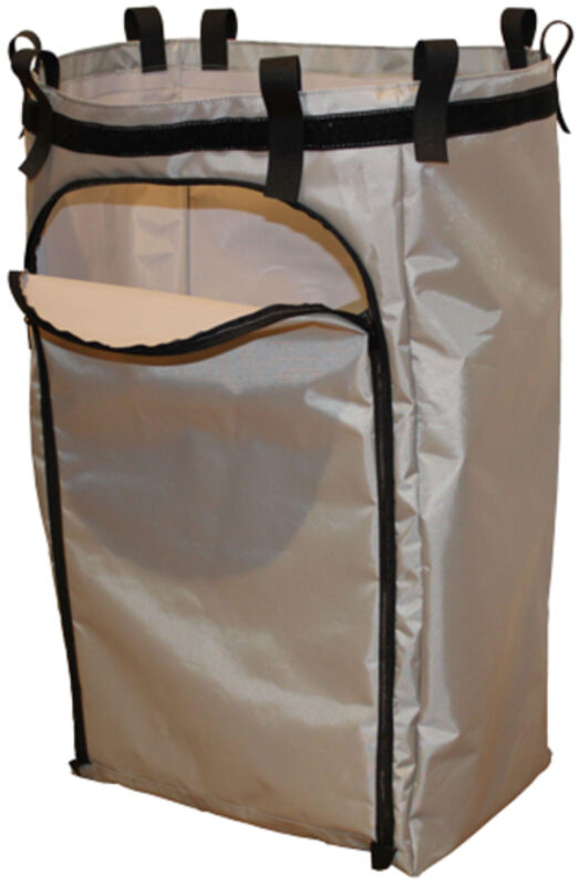 Image de Sac toilé gris 120L BRIX REVOLUTION E200144BIG avec attache Velcro