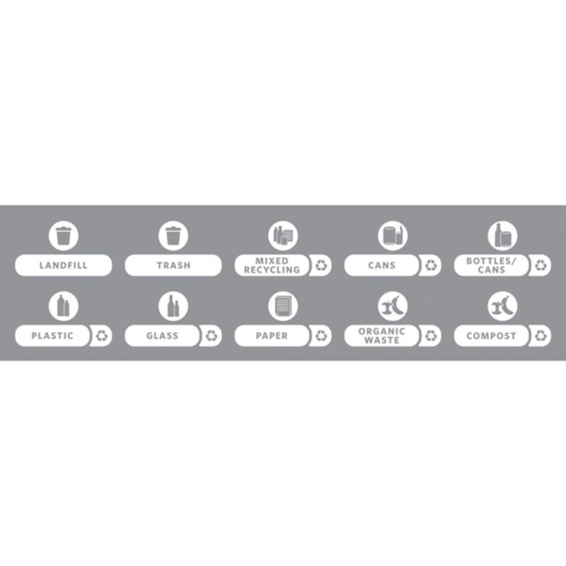 Image de Etiquettes pour station de recyclage SLIM JIM - Kit 10
