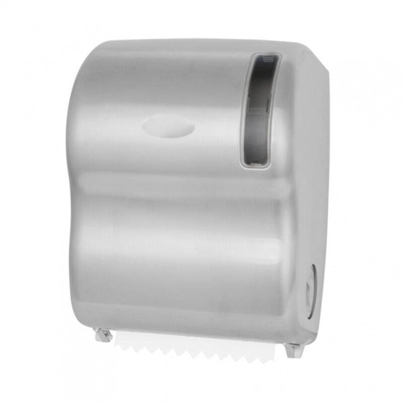 Image de Distributeur essuie-mains rouleaux Inox Brossé
