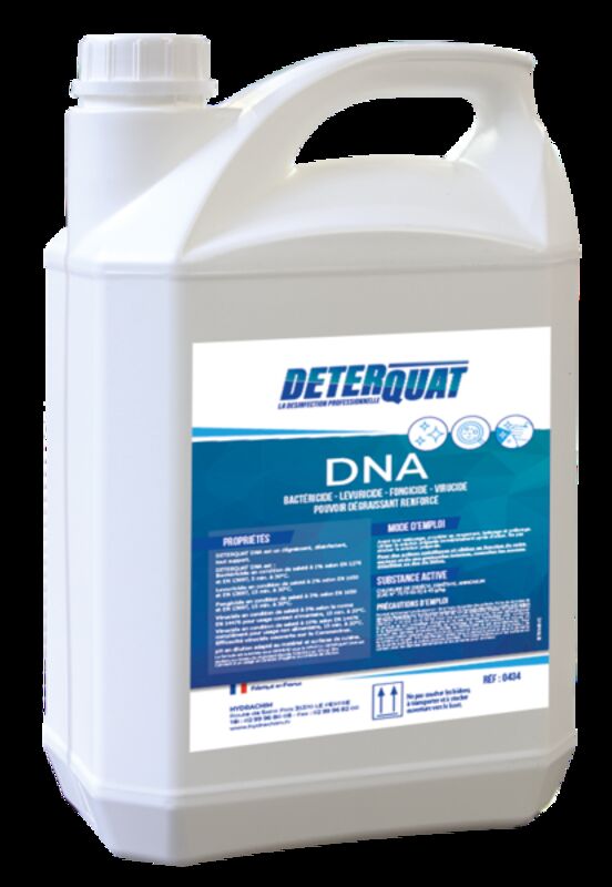 Image de DÉTERQUAT DNA Dégraissant virucide concentré-DNA434-Bidon 5L