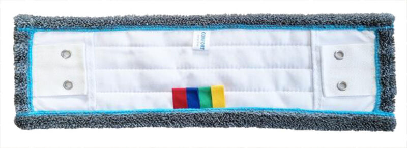 Image de Frange microfibre fine CONFORT poches et languettes 2 oeillets 40cm