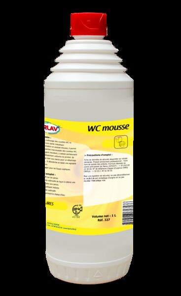 Image de Détartrant surpuissant WC MOUSSE - 327 - Bidon 1L