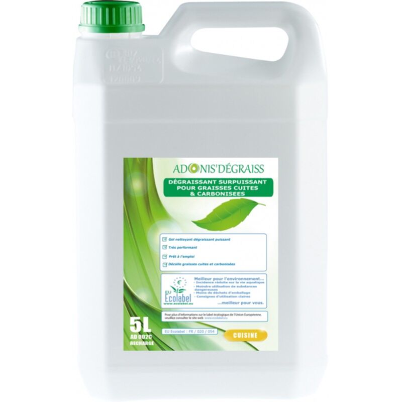 Image de Dégraissant cuisine Ecolabel ADONIS' DEGRAISS- Bidon 5L