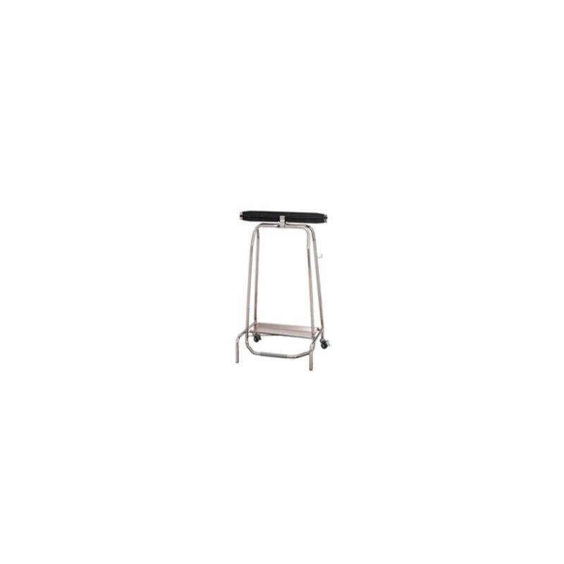 Image de Support sac à clapet 110L inox mobile à pédale CONTICLAP