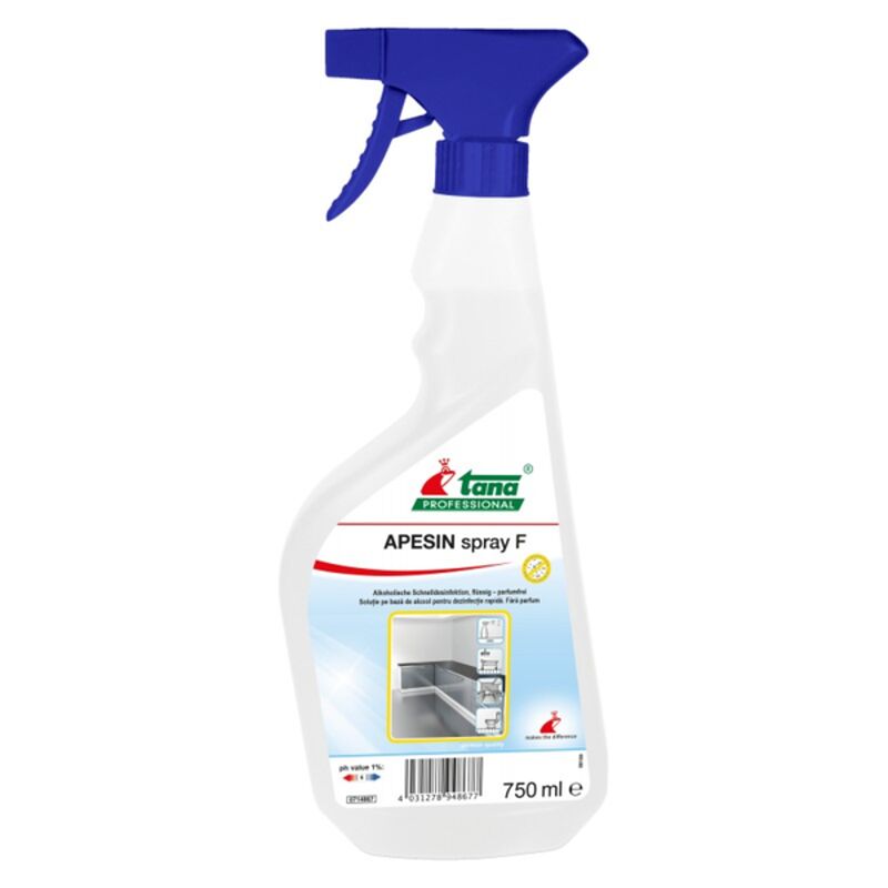 Image de Désinfectant surfaces sans rinçage virucide APESIN F -Spray 750ml