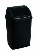 Image de Poubelle à couvercle basculant RIF BASIC noire 35L (ex 130446)