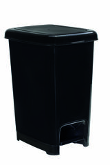 Image de Poubelle à pédale SLIM noire 10L