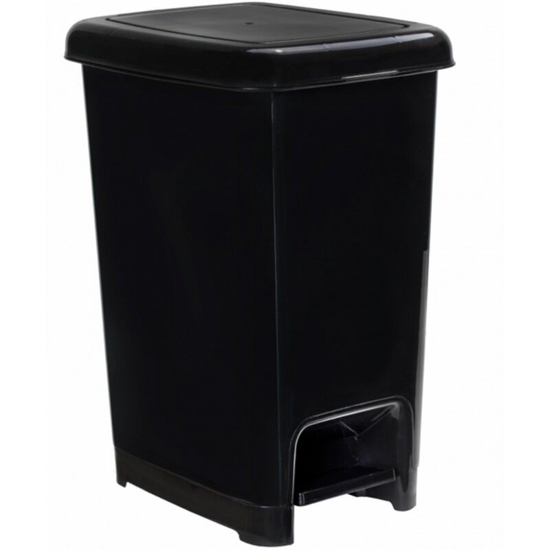 Image de Poubelle à pédale SLIM noire 10L