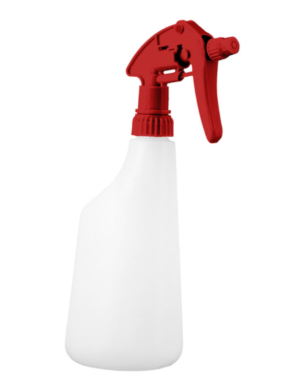 Image de Pulvérisateur translucide 650ml avec tête couleur (BU/RO/JA/VE) art.