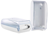 Image de Distributeur à plat de serviettes pliées antibactérien blanc