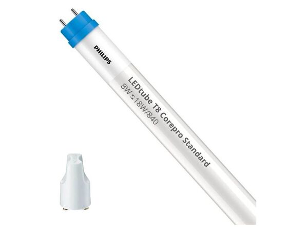 Image de Tube LED G13 8W CW 600mm PHILIPS