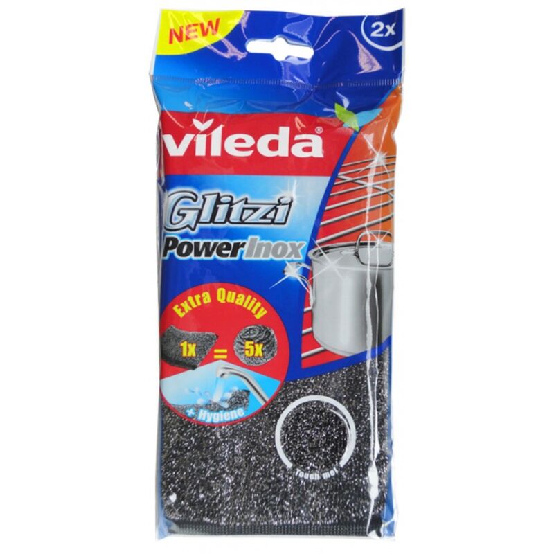 Image de Eponge VILEDA PAD POWER INOX - Sachet 2