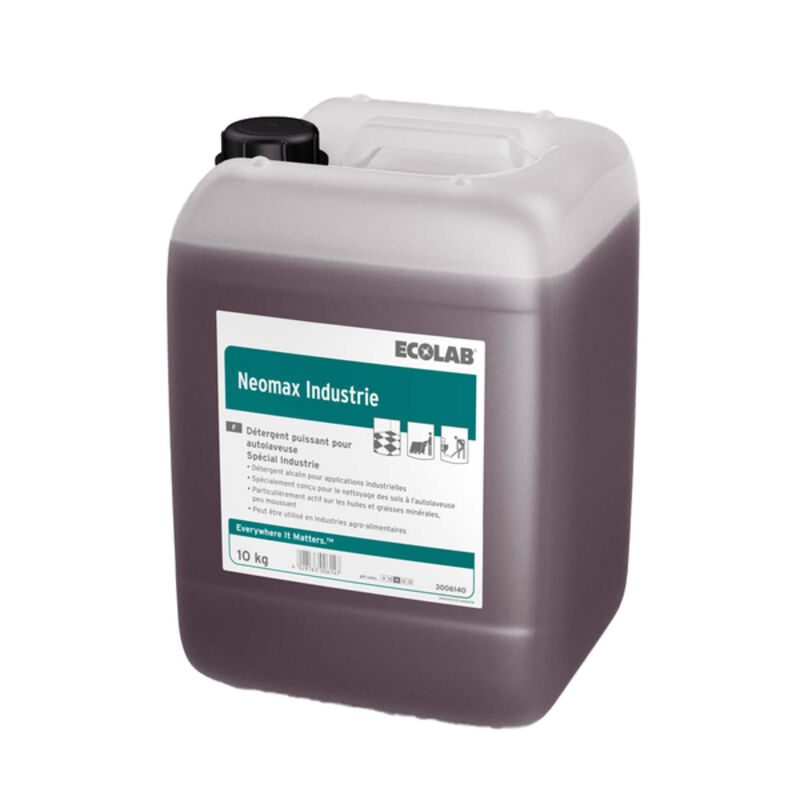 Image de NEOMAX INDUSTRIE Détergent alcalin ECOLAB  - 3006140 - Bidon 10L