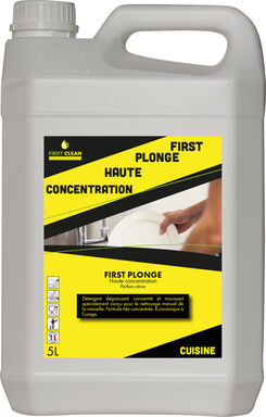 Image de CLEAN PLONGE CITRON 22% Liquide vaisselle manuel -Bidon 5L