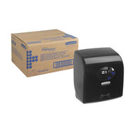 Image de Distributeur essuie-mains rouleaux 190m AQUARIUS SLIMROLL noir